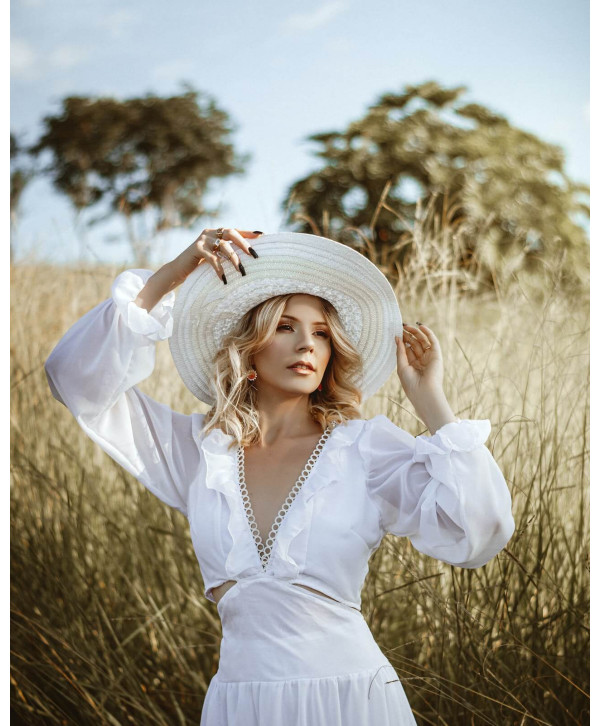 Saree with Embellished Border